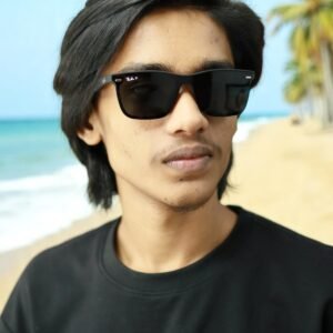 RAYBAN POLARIZED SUN-GLASS BLACK